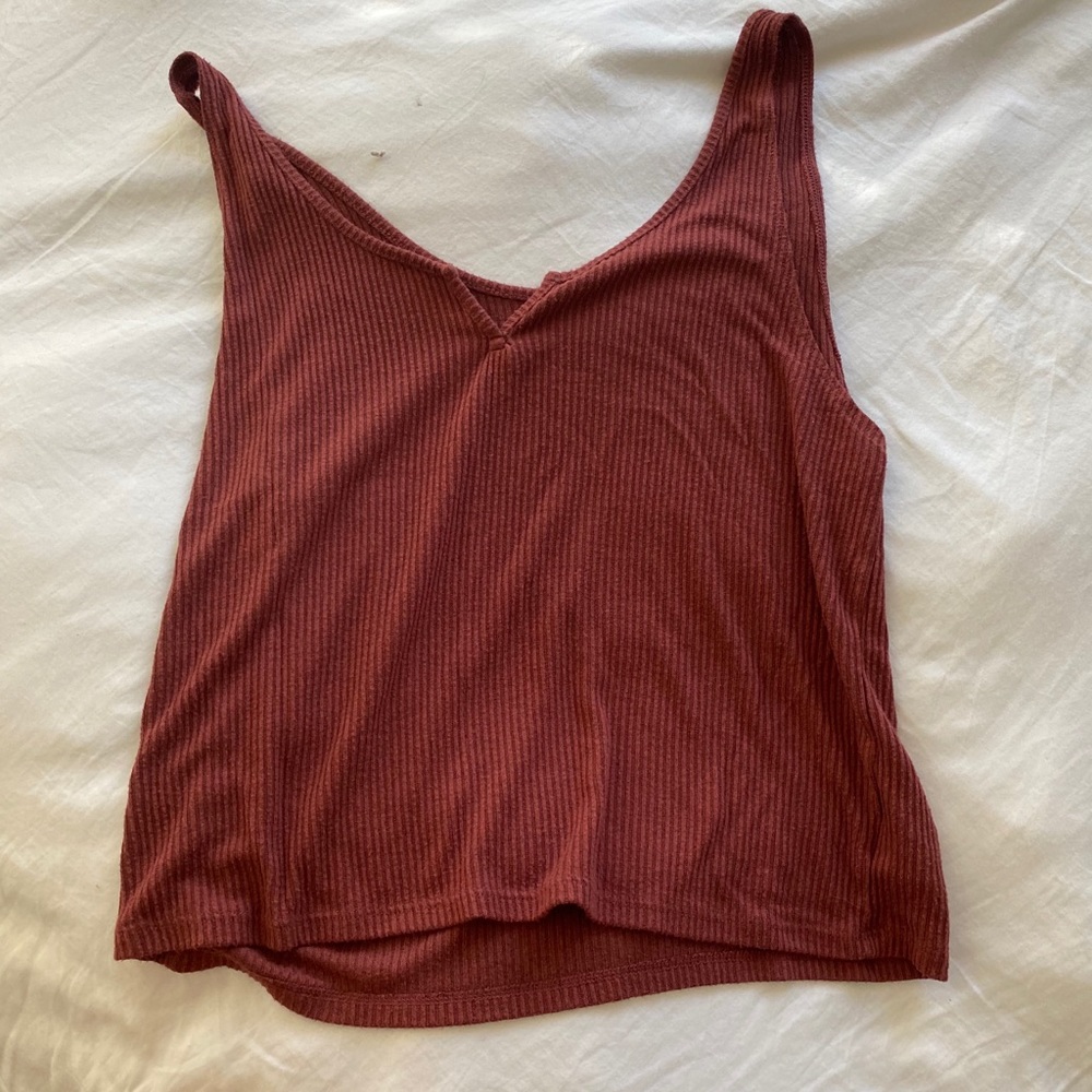 Maroon tank top
